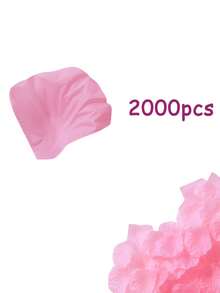 2000/4000片粉色玫瑰花瓣，适用于婚礼、求婚、周年纪念、浪漫之夜、春季装饰、家居装饰、婚礼装饰、花瓣、礼盒填充物、浪漫玫瑰、求婚玫瑰花瓣、生日礼物、返校用品、房间装饰、派对礼品、新娘送礼会、毕业典礼、单身派对等多种场合。 - 粉色 - 查看 12