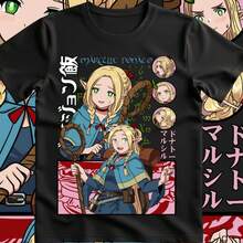 Laios Touden Dungeon Meshi T-Shirt Delicious Anime Vintage Special Shirt, Anime Shirt, Anime Lovers Shirt, Otaku Gift, Gift Manga Shirt. - Black - View 8
