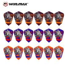 WIN.MAX 72片/套 PET材质飞镖镖翼 - 加厚防碎，高弹性耐磨，专业选手专用，飞行轨迹稳定，风阻小，投掷更精准，通用尺寸，适合比赛和训练 - 彩色 - 查看 5