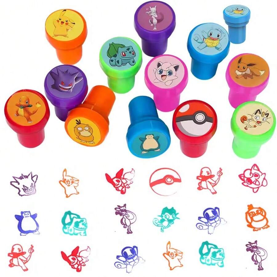 Party Stamp Seal, Classroom School Reward Gift, Birthday Party Gift, Gift Bag - Multicolor - View 1