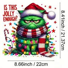 Six Fun Easter Bunny And Egg Stickers, Washable Heat Transfer Decals, Suitable For Clothing, T-Shirts, Masks, Jeans, And Backpacks - Multicolor - View 5