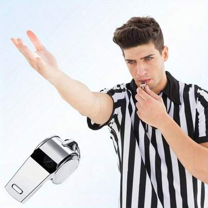 Bộ 5 còi thể thao bằng thép không gỉ cá nhân hóa kèm dây đeo, còi âm thanh lớn - Lý tưởng cho huấn luyện viên, trọng tài và quan chức | Quà tặng ngoài trời hoặc quà tặng giáo viên nhân dịp tựu trường, còi cứu hộ, còi thép không gỉ âm thanh lớn cho các sự kiện thể thao, phù hợp với nhiều tình huống, còi sinh tồn và cắm trại bền bỉ và di động, thích hợp cho trọng tài, hoạt động ngoài trời, trường hợp khẩn cấp, các dịp thể thao, âm lượng lớn.