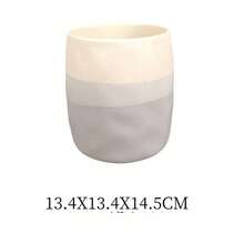 跨境创意个性化陶瓷储物罐，家用厨房用具收纳架，厨房铲子、刀叉收纳罐，陶瓷罐，餐具收纳罐，收纳桶，筷子架，大型厨房台面餐具架，带桌面保护软木垫，夹子收纳盒，勺子 - 彩色 - 查看 7