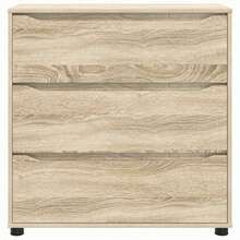 vidaXL Armario de almacenamiento madera Sonoma 80 x 31 x 81 cm - Marrón - Ver 8