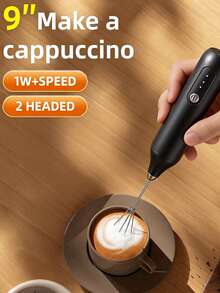 1个电动可充电迷你奶泡器，电动搅拌器，小型厨房及餐饮工具，手持式咖啡奶泡器，奶泡器，电动搅拌棒，家用微型电动奶泡器，手持式奶泡器 - 彩色 - 查看 10