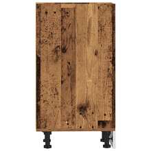 vidaXL Meuble bas "Riga" Bois ancien 40 x 44,5 x 81,5 cm Bois d'ingénierie - Castanho - Ver 5