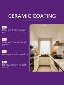 Stainless Steel Ceramic Coated Spray, Gentle Cleaning For Daily Rust Removal And Decontamination, Household Cleaning Spray