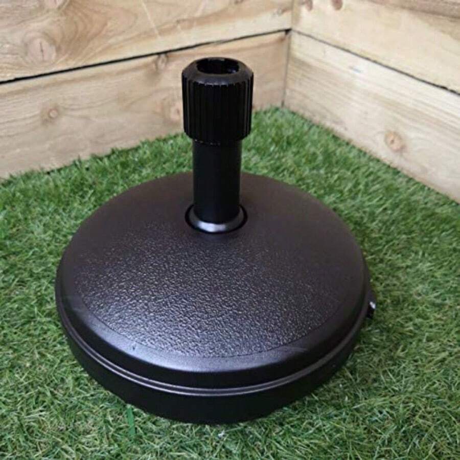 7L Plastic Garden Parasol Base Umbrella Stand Holder - As Pic - View 1
