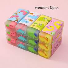 Slice Eraser Series - Fruit, Dinosaur And Sports Ball Themed Fun Erasers, Suitable For School And Play - Multicolor - View 14