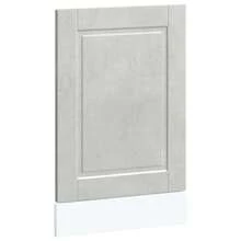 vidaXL Pannello per Lavatrice Porto Gris Béton 45x1,5x67 cm - Grigio - Visualizzare 2