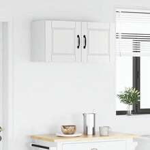 vidaXL Armario de cocina con estante 2 piezas blanco 40 x 31 x 40 cm - Blanco - Ver 4