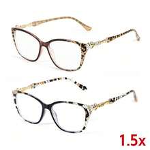 HYCHIC 2PC Women's UV400 Polarized Reading Glasses Cat-Eye Frame With Leopard Print Pattern And Gold Accents, Lightweight Comfort For Work & Leisure - [2件裝]茶+黑豆腐 - 查看 18