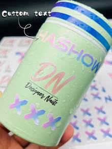 Customized UV 3D Transfer Stickers - Personalized DTF Printing, High Quality And Fade-Resistant, Suitable For Custom Labels, Business Cards, Weddings, Birthdays, Party Decorations - Applicable To Glass, Plastic, Metal, Personalized Stickers, Event Branding, Glossy Surface, High-Quality Printing, Event Planning - Multicolor - View 4