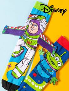 Tất cao đến đầu gối 3D dễ thương cho trẻ em, tất cao cổ thời trang cho bữa tiệc trẻ em, quà tặng chất lượng cao, mùa tựu trường, tất bắp chân 3D hoạt hình vui nhộn và thời trang dành cho các fan nhí, tất Disney. - Nhiều màu - Xem 3