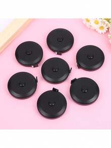 2卷可伸缩人体测量卷尺，60英寸（150厘米）- 英寸/厘米双刻度，带锁定销和按钮回缩功能，圆形设计，用于测量腰围、胸围和臀围，人体测量工具，符合人体工程学设计，经久耐用。