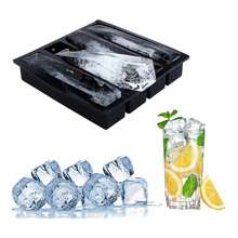 TendenciaMolde Bandeja Tira Hielos Silicona Mantequilla Café RefrescoCalidad premium - Negro - Ver 9