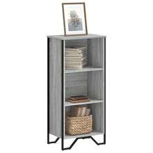 Bibliothèque VidaXL Sonoma Gris 50x31x106 cm en bois d'ingénierie - Gris - Voir 1