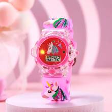 Stylish And Exquisite Cartoon Unicorn LED Light-Up Electronic Device, Suitable For Birthdays, Gifts,  1 Piece/Set - Multicolor - View 11