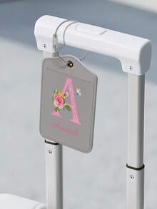 Customizable Airplane Design Luggage Tag, Can Print Your Name Or Birthday. Lightweight And Portable, Essential Travel Accessory. Suitable For Cruise Luggage Tag, Cruise Luggage Label, And Privacy Protection Cruise Luggage Tag.