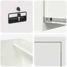 Storage Cabinets - White - View 8