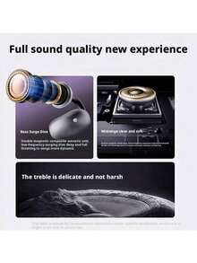 Lenovo EA410 護耳式無線耳機 開放聲學設計 久戴不痛 40小時超長續航 定向傳音技術 辦公室/健身兩相宜 - 金色 - 查看 3