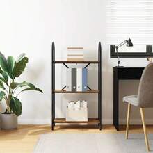 vidaXL Étagère Chêne fumé 60 x 30 x 109 cm Bois d'ingénierie - Castano - Visualizzare 4