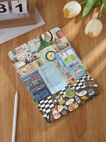 A Cute Animal In The Corner Of The House Pattern Tablet Protective Case,Compatible With IPad 9.7/10.2/10.5/10.9/12.9/Pro 11, 10th Gen,Compatible With Samsung Galaxy Tab S6 Lite 10.4 Inch,Compatible With Kindle Paperwhite 12th Gen 2024,Kindle (11th Generation) 2022 Release,Soft Anti-Fall Protection,Smart Stand/Automatic Wake Up/Sleep - Nhiều màu-6 - Xem 2