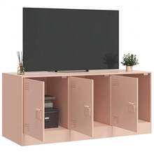 vidaXL Mobile TV rosone 99x39x44 cm acciaio - Rosa - Visualizzare 4