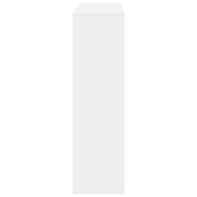 vidaXL Cloison de séparation blanc 100x33x115 cm bois ingénierie - Blanc - Voir 5