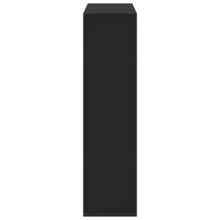 vidaXL Cloison de separation black 100x33x125.5 cm wood engineering - nero - Visualizzare 5