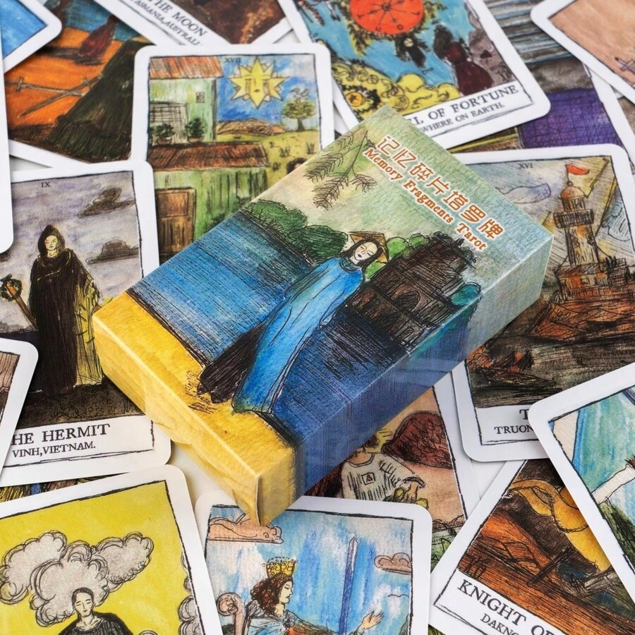 Southeast Asian Inspired Memory Fragments Tarot Cards - Multicolor - View 1