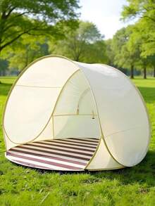 Courtyard Picnic 1-3 Person Tent - Portable Foldable Family Tent With Ventilation Door, Lightweight 4-Season Khaki Tent, Suitable For Outdoor Adventure, Outdoor Gear, Beach Tent And Multipurpose Tent. Ideal For Outdoor Activities, Camping, Travel, Outdoor Accessories, And Camping & Hiking Equipment. - Multicolor - View 9