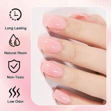 1Pc Hassleless Nail Gel, 15ml Gel Nail Polish, Matching Bottle And Color, Removable Gel Nail Polish Set, Salon-Quality Results, A Must-Have For Women's At-Home DIY Manicures. - 04 - 查看 4