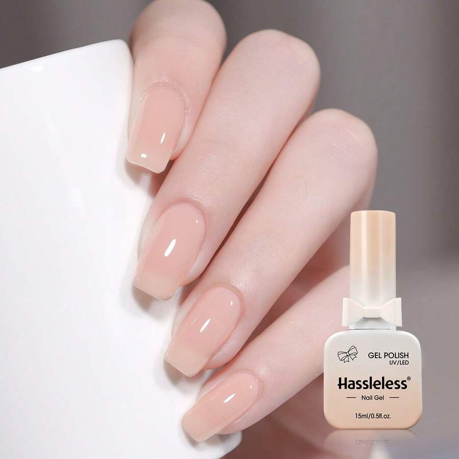1Pc Hassleless Nail Gel, 15ml Gel Nail Polish, Matching Bottle And Color, Removable Gel Nail Polish Set, Salon-Quality Results, A Must-Have For Women's At-Home DIY Manicures. - 05 - Xem 1