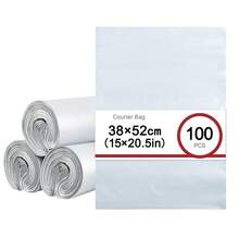 50/100个装纯色运输袋,多功能加厚防水自粘包装袋,适用于学校、办公室、邮寄、发货,超大快递信封,适用于服装物流存储 - 彩色 - 查看 16