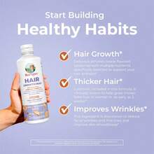 Mary-Ruth's Advanced Liposomal Hair Growth Max - Lust.Riva + 10000mcg Biotin, High Absorption For Thicker Hair & Wrinkle Relief, 15.22 Fl Oz - 2 chai - Xem 6