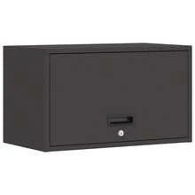 vidaXL Armadio murale per garage Nero 60 x 33 x 35 cm - nero - Visualizzare 2
