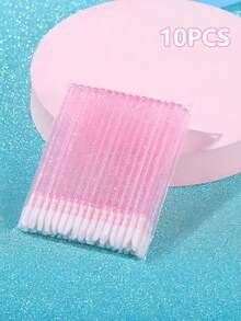 100/50/10PCS Disposable Lipsticks, Lipstick Brushes, Lip Gloss Sticks, Lint-Free Makeup Brushes, Lipstick And Lip Gloss Applicators, Makeup Tools. They Can Be Used To Apply Lipstick/Lip Gloss/Nail Polish/Concealer/Eye Makeup - Multicolor - View 11