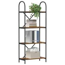 vidaXL Antik-Holzregal 60 x 30 x 146 cm, Holzwerkstoff - Braun - Übersicht 3