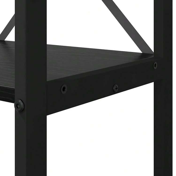 vidaXL Étagère Chêne negro 40 x 30 x 85 cm Madera de ingeniería - Negro - Añade 8