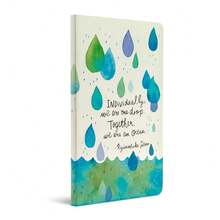 Softcover Journal - Individually, We Are One Drop. Together, We Are An Ocean. – A Write Now Journal With 128 Lined Pages, 5"W X 8"H - 海洋藍 - 查看 5