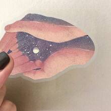 50PCS Space Stickers Transparent PET Material, Suitable For Water Bottles, Scrapbooks, Diaries, Laptops, Mobile Phones, Etc, Perfect For Teenagers And Adults As Decorative Gifts - Multicolor - View 7