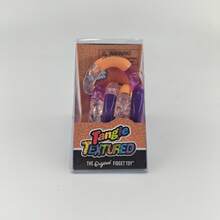 tangle Đồ chơi giảm căng thẳng có bề mặt nhám chính hãng, đồ chơi ngón tay giúp luyện tập sự tập trung cho trẻ ADHD, đồ chơi giảm stress có bề mặt nhẵn mịn. - Đồ chơi giảm căng thẳng  - Chất liệu - Màu cam-tím - Xem 7