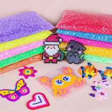 13,500 颗熔珠套装 - 24 种颜色，2.6 毫米迷你熔珠套装，适用于 DIY 手工艺品、马赛克艺术、家居装饰和创意项目，适合初学者，可用于熔珠工艺、像素艺术、DIY 拼图、3D 拼图、DIY 铁珠和其他手工创作。 - 彩色 - 查看 1