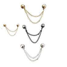 3个可调节磁性裤腿袖口夹 - 耐用合金材质，可拆卸裤腿夹，适用于裤子和T恤，磁性裤腿夹无需缝纫即可缩短裤长，强力磁性按扣 - 彩色 - 查看 13