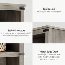 Bookcase - Grey - View 5