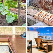 One 100 Meter Roll Of Twisted Masonry Rope, Available In 4 Colors, Suitable For Gardening Or Masonry Tools, Durable Outdoor Kite Rope, Multi-Purpose Garden Rope For Craft And Gardening Applications, Garden Rope | Colored Rope | Elastic Nylon Rope - White - View 3