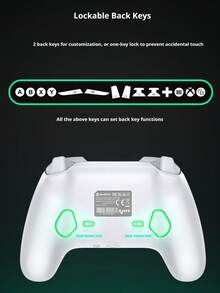 GAMESIR G7 SE Game Controller: Hall Effect Joysticks, 5 Million Click Lifespan, 5-Level Motor Vibration, Anti-Slip Texture On The Back, Lockable Back Buttons, Front Cover + Controller. - Beiluo - View 10