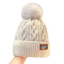 Winter Fleece-Lined Thickened Warm Knitted Hat For Women With Large Head Circumference, Ear Protection, And White Pom-Pom - 粉紅色[軟糯加絨款] - 查看 5
