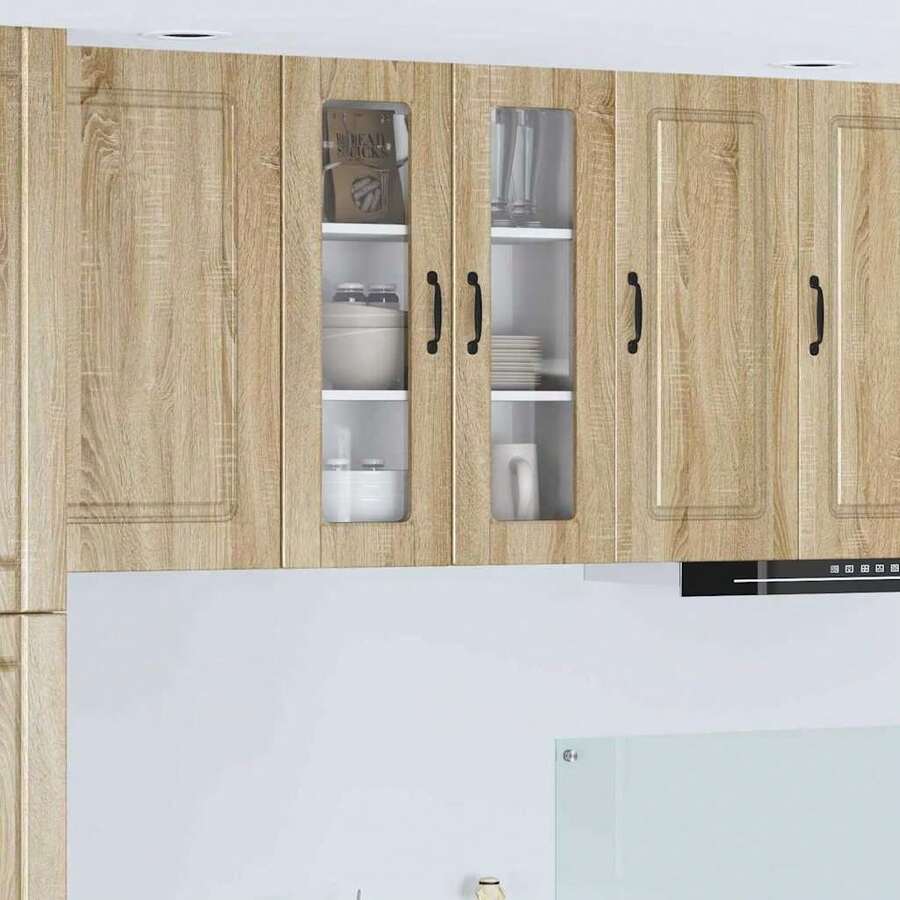 vidaXL Armadio da cucina con étagère Chêne Sonoma 60 x 31 x 80 cm - Castano - Visualizzare 1